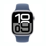 ساعت هوشمند اپل مدل Series 10 42mm بند سیلیکونی - نقره‌ای 1