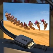 کابل HDMI بیسوس مدل High Definition 4K CAKGQ-E01 طول 8m - مشکی 2