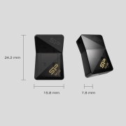 فلش مموری سیلیکون پاور مدل Jewel J08 USB 3.1 ظرفیت 64GB- مشکی
