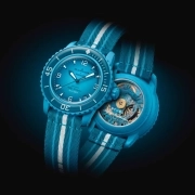 ساعت مچی بلان پن سواچ BLUE LAGOON مدل SO35L400
