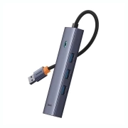 هاب USB-A چهار پورت بیسوس مدل B0005280A813-01 - خاکستری 2