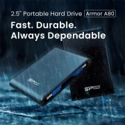 هارد اکسترنال سیلیکون پاور مدل Armor A80 ظرفیت 1TB - سرمه‌ای