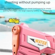 تفنگ آبپاش شیائومی مدل Electric Combat Water Gun 1350ml – صورتی