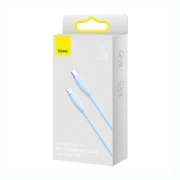 کابل شارژ سریع USB-C به لایتنینگ بیسوس مدل CAGD020103 طول 2m - آبی 2