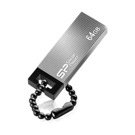 فلش مموری سیلیکون پاور مدل Touch 835 ظرفیت 64GB – خاکستری