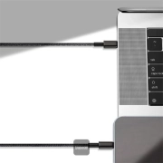 کابل شارژ سریع USB-C به لایتنینگ بیسوس مدل Tungsten Gold CATLWJ-A01 طول 2 متر - مشکی
