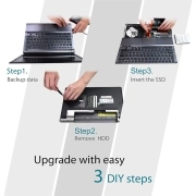 هارد SSD اینترنال سیلیکون پاور مدل Slim S55ظرفیت 480 گیگابایت - مشکی