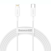 کابل شارژ USB-C به لایتنینگ بیسوس مدل CATLYS-02 طول 2m - سفید