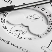 ساعت مچی امگا سواچ MISSION TO THE MOONPHASE - FULL MOON مدل SO33W700