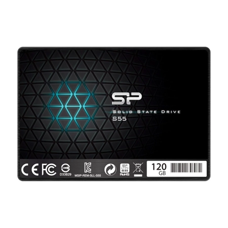 هارد اینترنال SSD سیلیکون پاور مدل Slim S55 ظرفیت 120GB - مشکی
