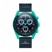 ساعت مچی امگا سواچ MISSION ON EARTH - POLAR LIGHTS مدل SO33L103
