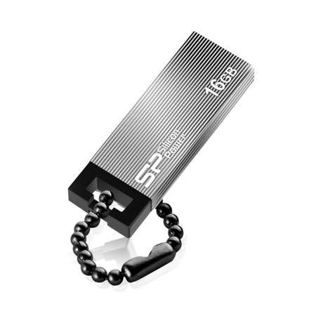 فلش مموری سیلیکون پاور مدل Touch 835 ظرفیت 16GB – خاکستری