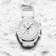 ساعت مچی امگا سواچ MISSION TO THE MOONPHASE - FULL MOON مدل SO33W700
