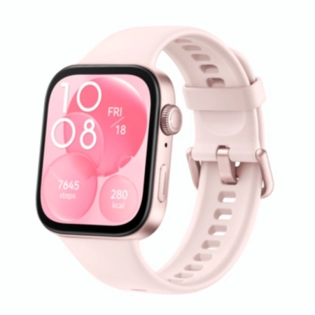 ساعت هوشمند هواوی مدل FIT 3 بند سیلیکونی - صورتی