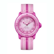 ساعت مچی زنانه بلان پن سواچ PINK OCEAN مدل SO35P400