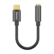 مبدل USB-C به AUX بیسوس مدل CATL54-01 - مشکی