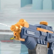 تفنگ آبپاش Electric Combat Water Gun 680ml - سرمه ای