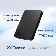 هارد اکسترنال SSD سیلیکون پاور مدل Stream S05 ظرفیت 1TB - مشکی