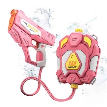 تفنگ آبپاش شیائومی مدل Electric Combat Water Gun 1350ml – صورتی