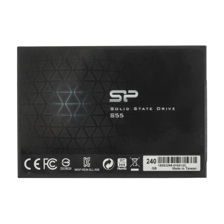 هارد SSD اینترنال سیلیکون پاور مدل Slim S55 ظرفیت 240GB - مشکی
