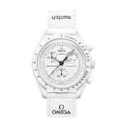 ساعت مچی امگا سواچ MISSION TO THE MOONPHASE - FULL MOON مدل SO33W700