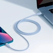 کابل شارژ سریع USB-C به لایتنینگ بیسوس مدل CAGD020103 طول 2m - آبی
