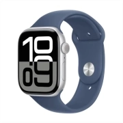 ساعت هوشمند اپل مدل Series 10 42mm بند سیلیکونی - نقره‌ای
