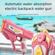 تفنگ آبپاش شیائومی مدل Electric Combat Water Gun 1350ml – صورتی