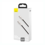 کابل شارژ USB-C به لایتنینگ بیسوس مدل Cafule CATLJK-A01 طول 1m - مشکی 1