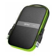 هارد اکسترنال HDD سیلیکون پاور مدل Armor A60 ظرفیت 1TB – مشکی سبز