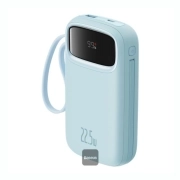 پاوربانک بیسوس مدل QPow2 P10055003313 ظرفیت 10000mAh و توان 22.5W - آبی