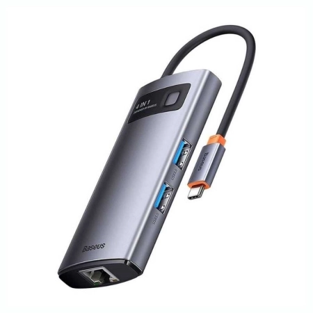 هاب USB-C چهار پورت بیسوس مدل WKWG070113 - خاکستری