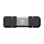 فلش مموری سیلیکون پاور مدل Mobile C51 USB 3.2 ظرفیت 256GB – نقره‌ای