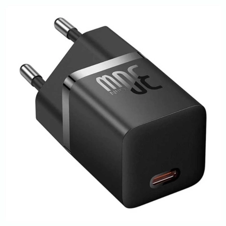 شارژر دیواری بیسوس مدل GaN5 CCGN070401 30W - مشکی