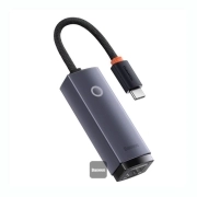 مبدل USB-C به LAN بیسوس مدل WKQX000313 - خاکستری