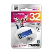 فلش مموری سیلیکون پاور مدل Touch 835 USB 2.0 ظرفیت 32GB – آبی