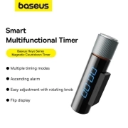 تایمر زنگ دار مغناطیسی بیسوس مدل L60448003111-00 - مشکی 1