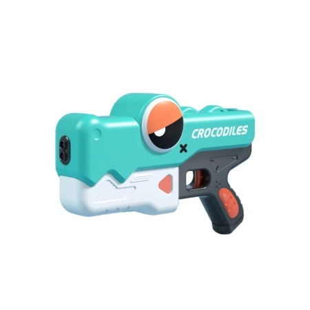 تفنگ آبپاش شیائومی مدل Crocodile kids Electric Water Gun متوسط - سبزآبی