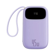 پاوربانک بیسوس مدل EnerFill FC31 ظرفیت 20000mAh و توان 45W - بنفش 1