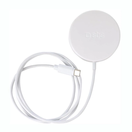 شارژر بی سیم SBS مدل TECBCHGMAGW 15W - سفید