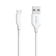 کابل شارژ USB-A به MicroUSB انکر مدل A8133H21 طول 1.8m - سفید