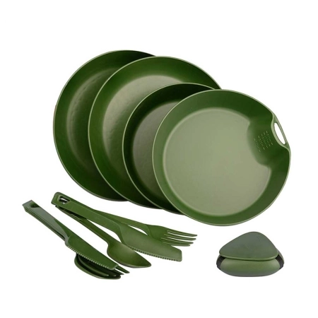 ست ظروف 2 نفره لایف کمپ 11 تکه کمبو کد 45819 - سبز یشمی