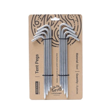 میخ چادر 8 تایی لایف کمپ کد 45850