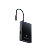 هاب USB-C هشت پورت بیسوس مدل PioneerJoy - مشکی 3