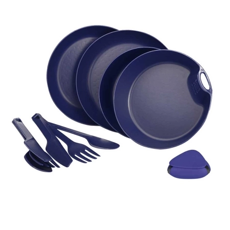 ست ظروف 2 نفره لایف کمپ 11 تکه کمبو کد 45819 - سرمه‌ای