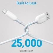 کابل شارژ USB-A به لایتنینگ انکر مدل A8812H21 - سفید 1