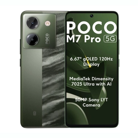گوشی شیائومی پوکو M7 Pro 5G ظرفیت 512GB و رم 12GB - سبز زیتونی