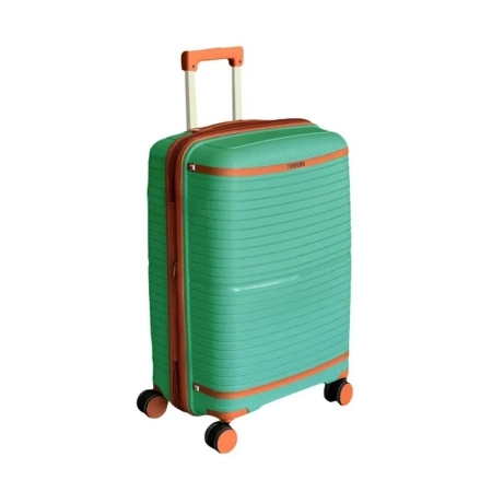 چمدان نشکن تیتان پلورا مدل TP6666 سایز کوچک - سبز