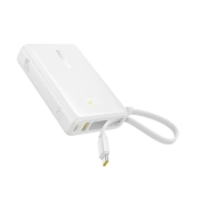 پاوربانک بیسوس مدل PicoGo ظرفیت 10000mAh و توان 45W - سفید 1