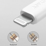 کابل شارژ USB-A به لایتنینگ انکر مدل A8812H21 - سفید 2